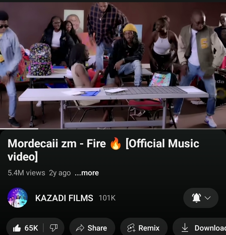 Mordecai Fire is currently on 5.4 million views